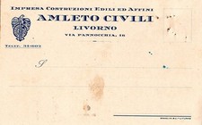 LIVORNO -IMPRESA COSTRUZIONI AMLETO CIVILI