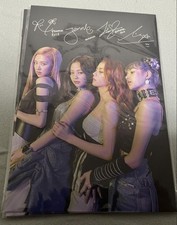 Cartolina fotografica firmata promozionale BLACKPINK Kill This Love - autografo originale rara
