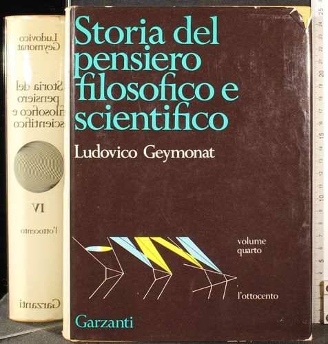 Storia del pensiero filosofico - del,