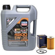 Kit olio motore 5W-30 5 litri + filtro olio SH 4049 P per Audi TT A4 A5 Cabriolet