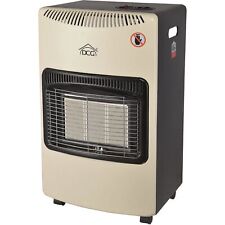 STUFA GAS INFRAROSSI PORTATILE DCG GH02-C 3 PIASTRE CERAMICA BOMBOLA 15 KG CREMA