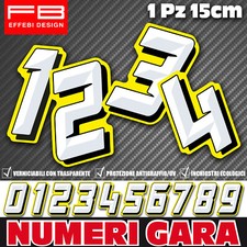 Adesivi Stickers NUMERO GARA