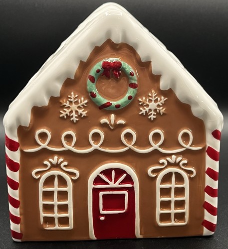 Ceramic gingerbread house - gingerbread,