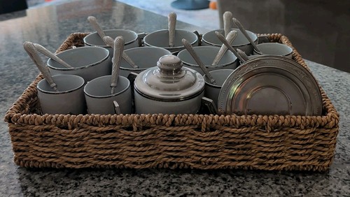 Set tè espresso piatto - set,