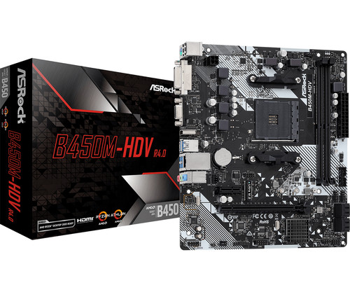 Scheda madre asrock b450m - scheda, b450m-hdv