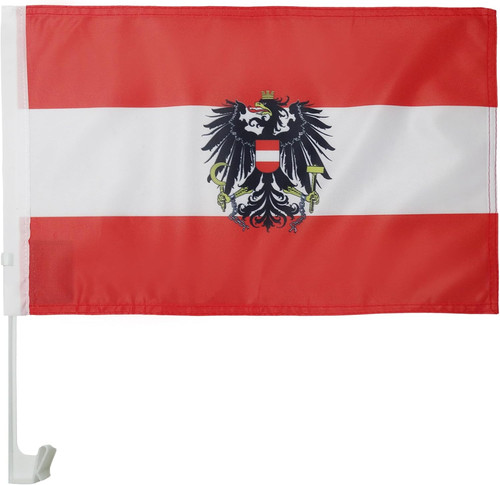 Bandiera per auto austria con - auto,