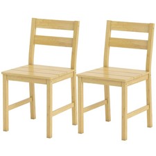 HOMCOM Set 2 Sedie da Pranzo
