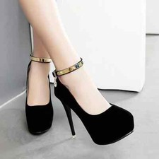 scarpe decolte 12 cm nero oro