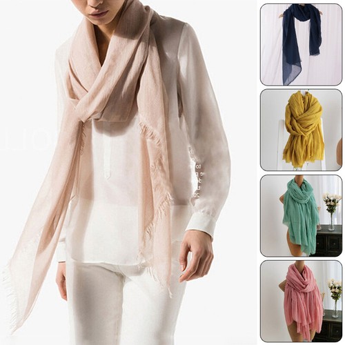 Sciarpa donna cotone lino