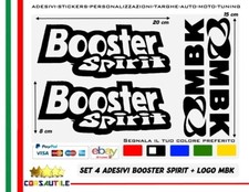4x Kit Adesivi YAMAHA MBK Booster spirit generation compatibili moto scooter 