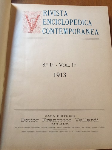 Rivista enciclopedica - rivista,
