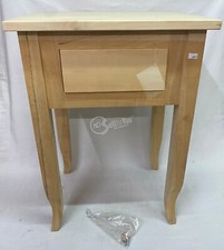 Comodino in legno grezzo con