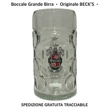 BECK'S GRANDE BOCCALE PER BIRRA DA 1 LITRO CON MANICO • Product Of Germany