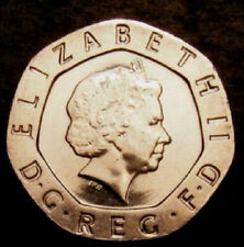 Moneta mulo 20p non datata, originale e in perfette condizioni, (AU) circa non circolata