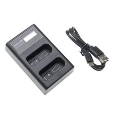 Caricabatterie sostituisce Nikon MH-24 8,4V USB duale