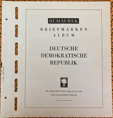Album prestampato schaubek ddr - schaubek,