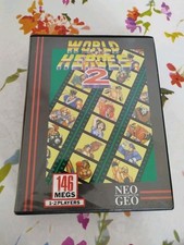 World heroes 2 Original 1993  For Console  Neo Geo Snk  AES game Usa  Complete 