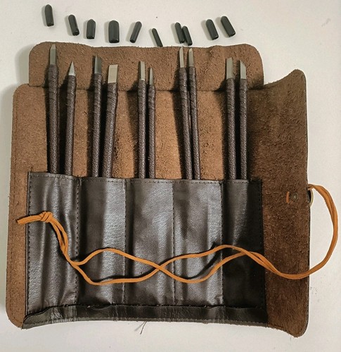 Set scalpelli intaglio - scalpelli, legno