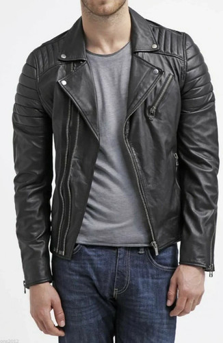 Giacca biker uomo - , vera