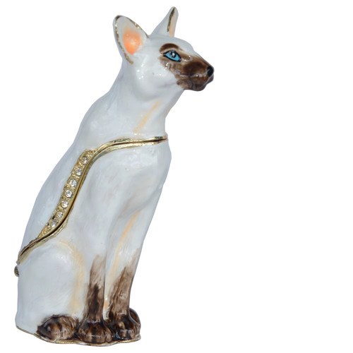 Trinket box siamese - box, cat