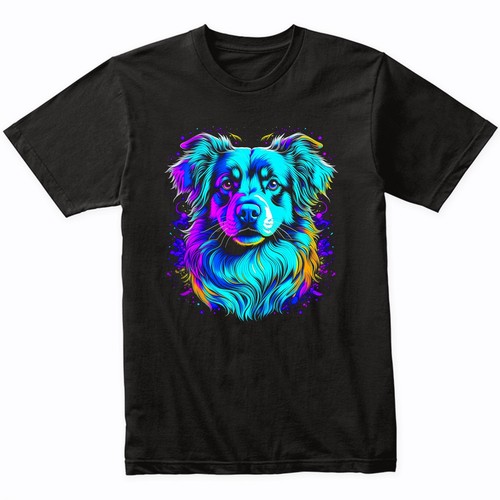 Aussie shepherd psychedelic - aussie,