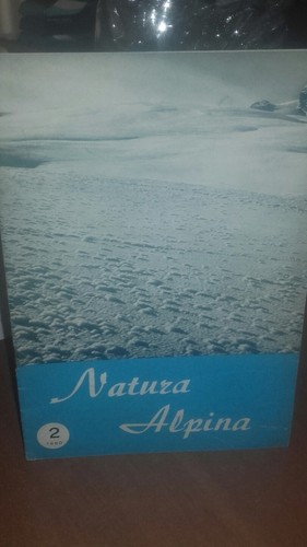 Natura alpuna 1960 bollett - natura,