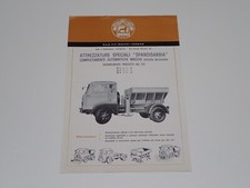 VEICOLI MACCHI FIAT 642 N SPANDISABBIA BROCHURE DEPLIANT PROSPEKT (B1-30)