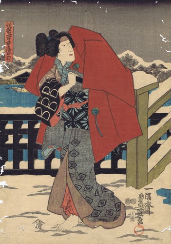 Utagawa kunisada donna sulla - donna,