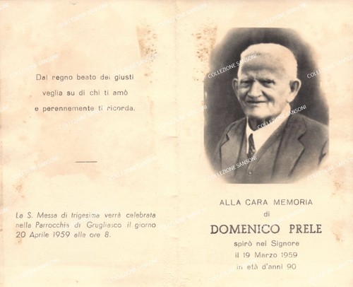 Santino funebre domenico - -,