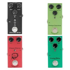 Pedale effetti per chitarra elettrica portatile True Bypass per studio,