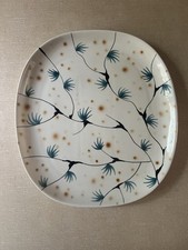 ALFA CERAMICHE Sesto Fiorentino VASSOIO MAIOLICA 1940-50 Mid Century Numerato