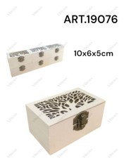 Set 6 Scatoline In Legno Decoupage Portagioie Scatola Cofanetto Albero bal