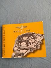 Breitling Manual & Instructions - Colt Chrono Quartz - - NEW