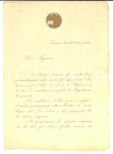 1914 VENEZIA Lettera d'invito