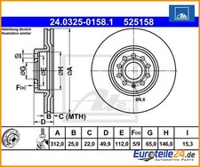 2 pezzi disco freno PowerDisc