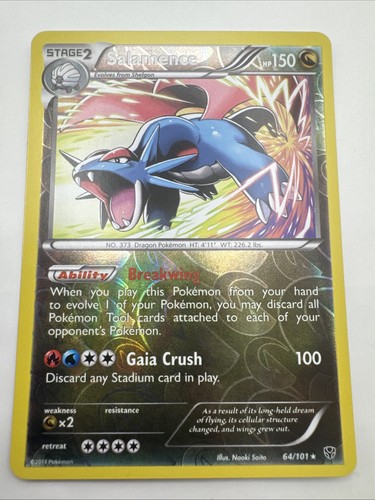Pokemon salamence holo - pokemon, rare