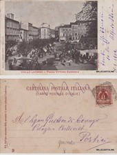 VALLO LUCANO:  PIAZZA VITTORIO EMANUELE  (MERCATO)  1902