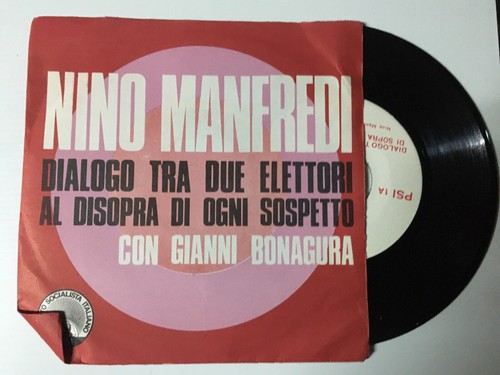 Disco giri nino manfredi - 45,