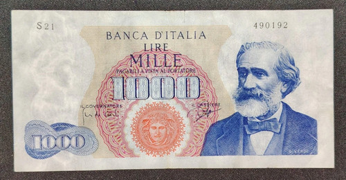 1000 lire verdi tipo - 1000, 1°