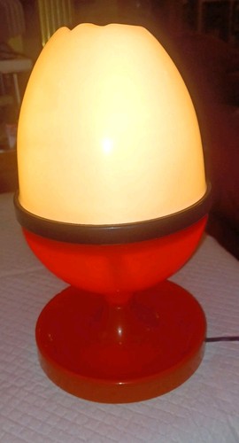 Vintage table lamp egg - vintage,