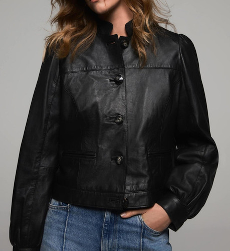 Camicia pelle nera giacca - camicia,