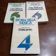 Libri Storia Della Musica 4 + 5 +6 - Il Seicento- 1982 Edt ( 33)