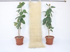 Tappeto runner shaggy in pelle