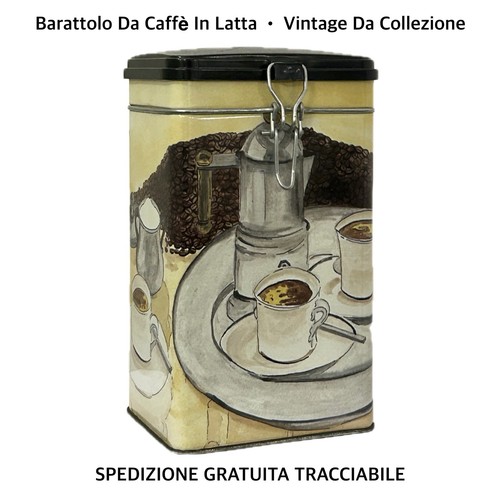 Barattolo latta caffè - in,