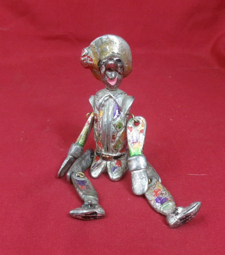 Pulcinella arlecchino statuina - pulcinella,