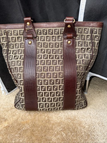 Borsa fendi marrone zucca - fendi,
