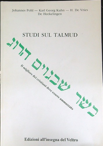 Studi sul talmud - sul, johannes