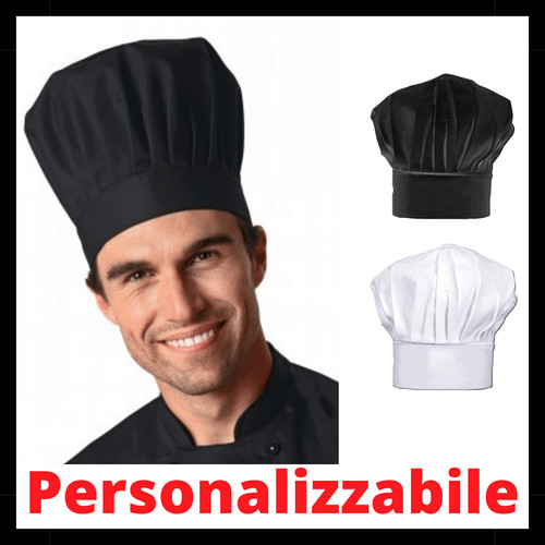 Cappello cuoco chef uomo - da,