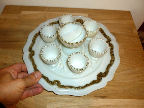 Rare service oeufs louis - service, à