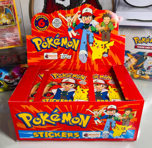 Pokemon merlin topps stickers - pokemon,